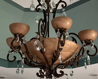 #9 -- Chandelier- Approx 3'5" -THIS IS AT A DIFFERENT LOCATION, ONLY 1 MINUTE AWAY FROM THIS WEEKENDS SALE 