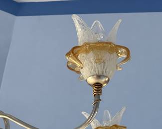 #15 -- Sweet Tulip ceiling light fixture - Approx 32" w