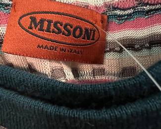Missoni 2pc knit skirt set