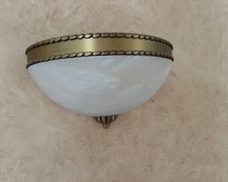 #14 -- Matching wall sconces - 10" t X 13"w 