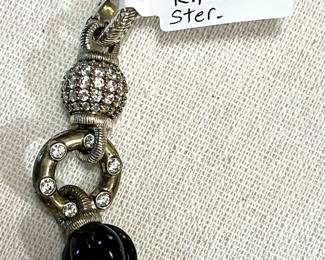 Judith Ripka Sterling pendant 