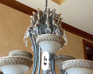 #11 -- Chandelier - Approx 4' tall