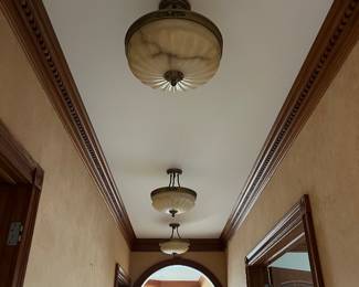 #5 -- 6 Matching ceiling light fixtures 