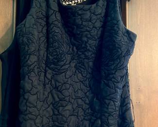 Antthony Studio black dress - size 10 - close up