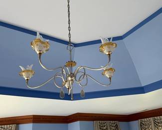 #15 -- Sweet Tulip ceiling light fixture - Approx 32" w