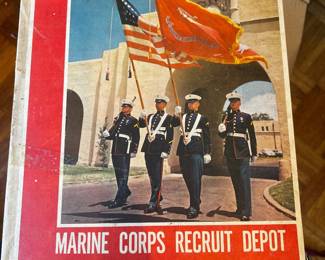 USMC Marine Corps Recruit Depot San Diego Yearbook — Color Guard Cover