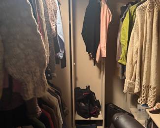 Assorted Women's Apparel Lot Featuring Heavy Knit Sweaters