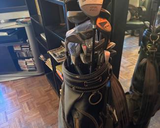 Men's Mixed Golf Club Set with Titleist Pro Trajectory Wood and Bag