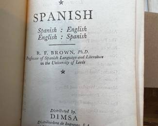 R.F. Brown Spanish-English Dictionary — DIMSA Distribution