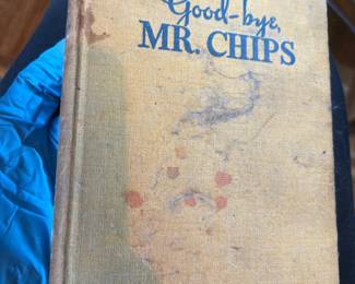 $35, Goodbye Mr Chips James Hilton 1934 Little Brown and Company Hardcover Classic Novel