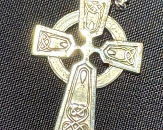 $85, Sterling Silver Celtic Cross Pendant