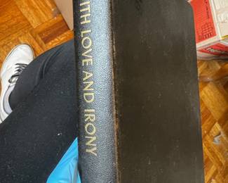 $50, With Love and Irony Lin Yutang Blue Ribbon Books 1945 Hardcover Illustrated Kurt Wiese