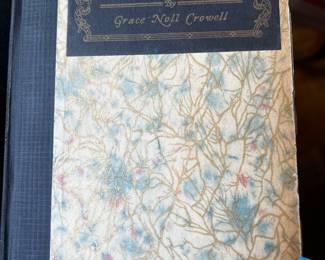$25, White Fire Grace Noll Crowell 1934 South-West Press Hardcover Poetry Book