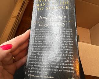 Isaac Asimov Hardcover Book — The Intelligent Man's Guide to Science, 1960
