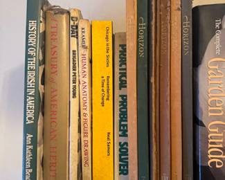 Cloth and Paper Non-Fiction History and Reference Book Lot