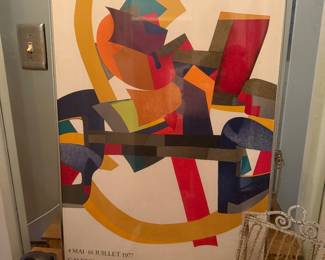 Maurice Estève Lithograph — 1977 Galerie Claude Bernard Poster