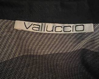 $50, Valluccio Black and White Twill Tailored Garment