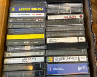 Mixed Lot of Audio Cassette Tapes — Classic Rock, Reggae & Jazz