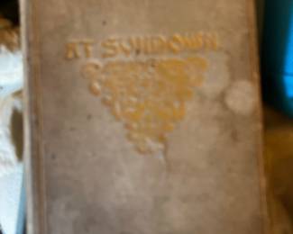 Gilt-Embossed Cloth Hardcover Book — 'At Sundown' by John Greenleaf Whittier