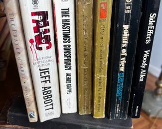 Lot of 5 Fiction and Non-Fiction Books — Lee Child, John Updike