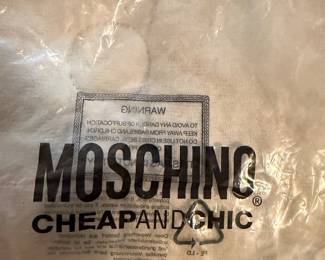 Moschino Cheap and Chic Textile Garment in Original Packaging