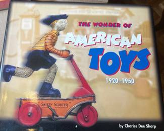 $40, The Wonder of American Toys 1920-1950 by Charles Dee Sharp Hardcover Book