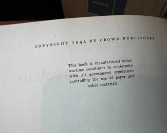 $60, The Book of Pottery and Porcelain Warren E Cox 1944 Crown Publishers Illustrated Ceramics Reference Book with Dust Jacket