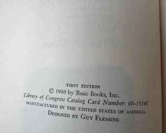 First Edition Isaac Asimov First Edition Book — The Intelligent Man's Guide to Science 1960