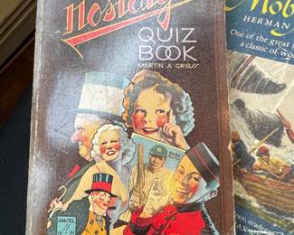 The Nostalgia Quiz Book by Martin Gross Paperback — Richard Amsel Cover Art