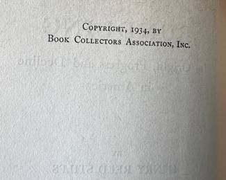 Printed Paper Book — 'Bundling' by Henry Reed Stiles, 1934 Edition