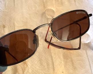 $20, Maui Jim Style Brown Lens Sunglasses Metal Frame Rectangular UV Protection Unisex Eyewear