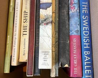 Vintage Art, Maritime & Ballet Coffee Table Books Lot
