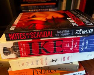 Stack of Assorted Paperback and Hardcover Non-Fiction and Fiction Books
