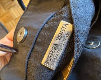 Bottega Veneta Fabric Handbag with Magnetic Closure