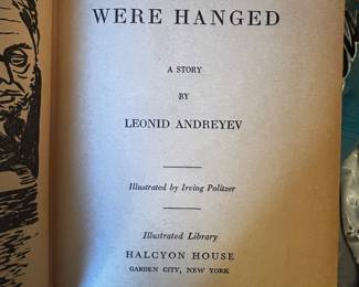 $50, The Seven Who Were Hanged Leonid Andreyev Halcyon House Illustrated Hardcover