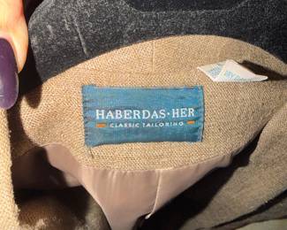 $50, Haberdas-Her, Wool Blend Tweed Women's Blazer, 1980s
