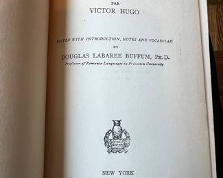 $35, Les Miserables Victor Hugo Buffum Henry Holt Hardcover Book