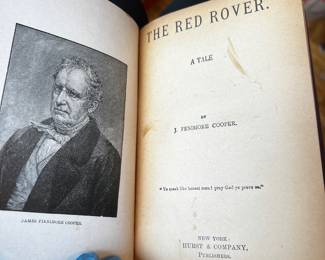 $70, The Red Rover J Fenimore Cooper Hurst and Company New York Hardcover Book