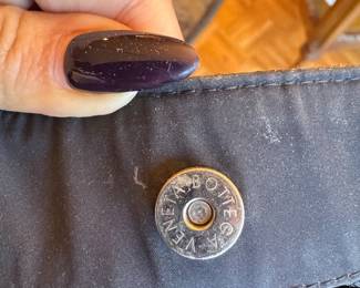 Silver-Tone Metal Magnetic Snap Closure by Bottega Veneta