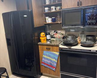 Enameled Steel Whirlpool Side-by-Side Refrigerator