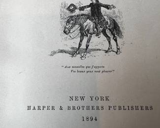 $60, Trilby George Du Maurier 1894 Harper Brothers Illustrated Hardcover Book