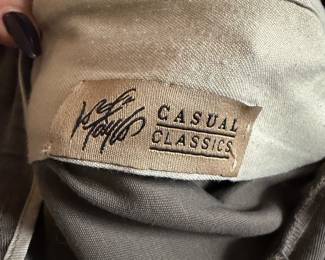 Lord & Taylor Casual Classics Women's Khaki Cotton Twill Garment