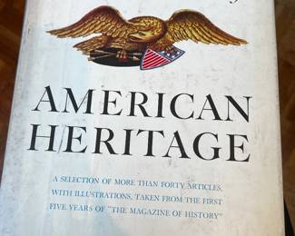 Hardcover Anthology: A Treasury of American Heritage, c. 1960