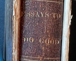 $85, Essays to Do Good, by Cotton Mather 1815 New York Whiting & Watson Early American Religious Book