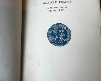 $30, The Amethyst Ring Anatole France 1922 Dodd Mead Hardcover Translated B. Drillien