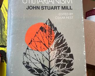 Paperback Book — Utilitarianism by John Stuart Mill, 1957