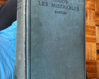 $35, Les Miserables Victor Hugo Buffum Henry Holt Hardcover Book