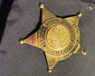 Gold-Toned Cook County Sheriff's Office Special Events Star Badge
