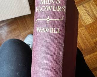 $40, Other Men’s Flowers A.P. Wavell Jonathan Cape Poetry Anthology Hardcover