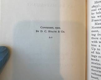 $35, Huit Contes Choisis Maupassant D.C. Heath Hardcover